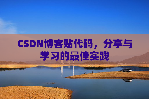 CSDN博客贴代码，分享与学习的最佳实践